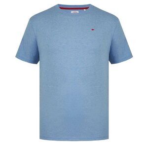 Lee Cooper Mens Essentials Small Logo Crew Neck / Sky Blue